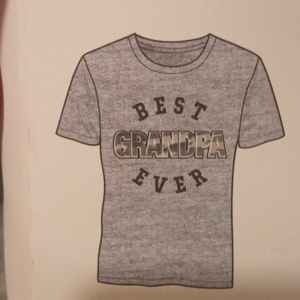 L mens graphic Tee Grandpa